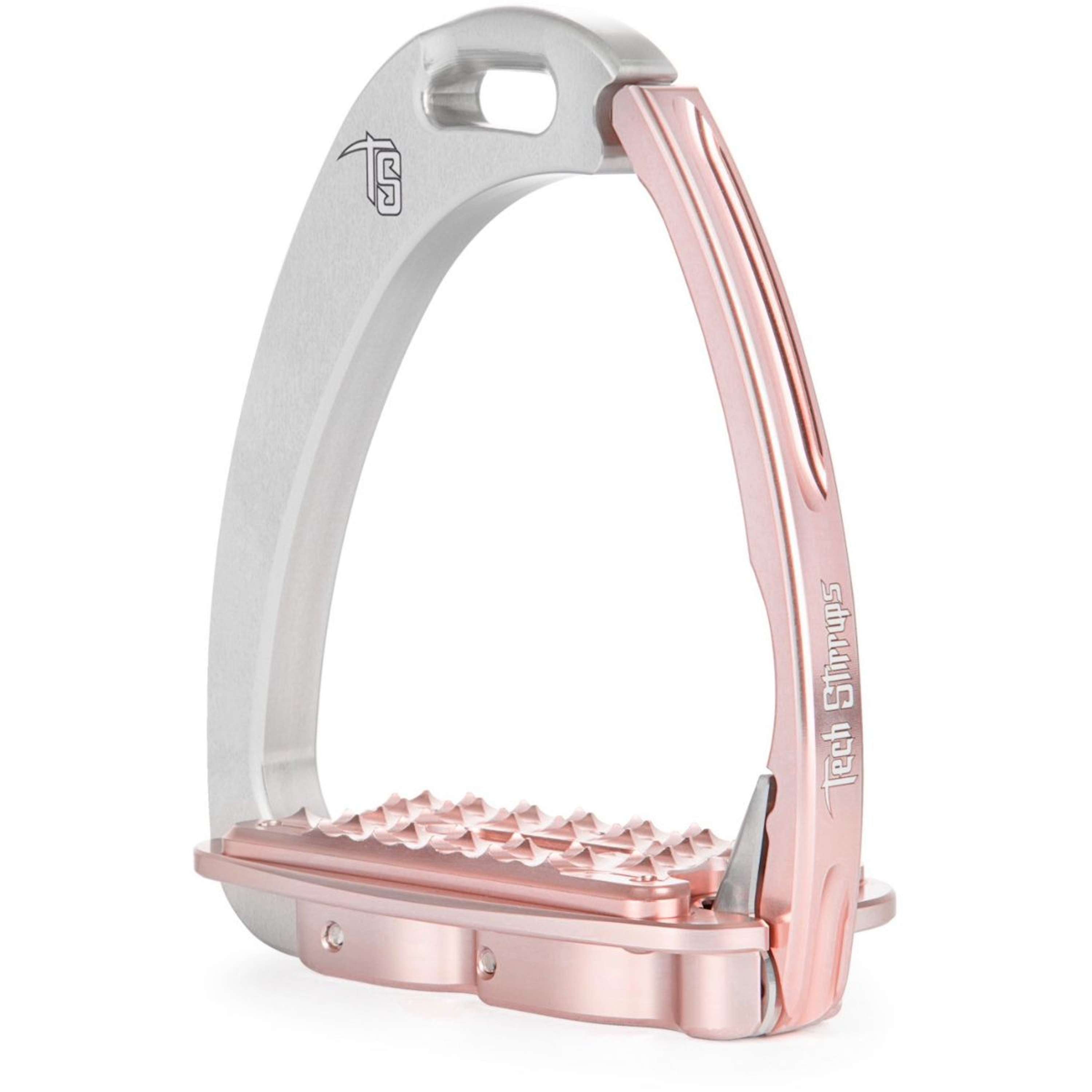 Tech Stirrups Stijgbeugels Venice Sloped M Zilver/Rose