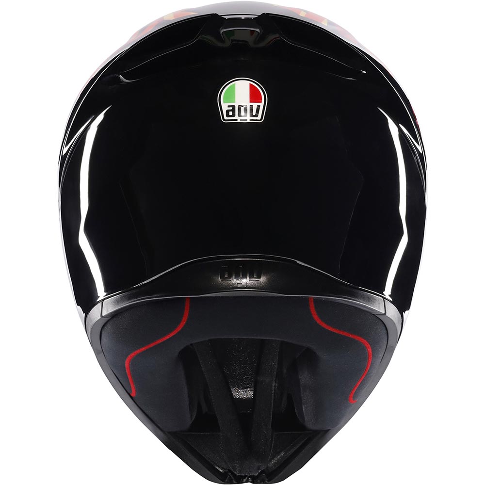 AGV - Casque K1 S Pulse 46 Noir / Multicolore