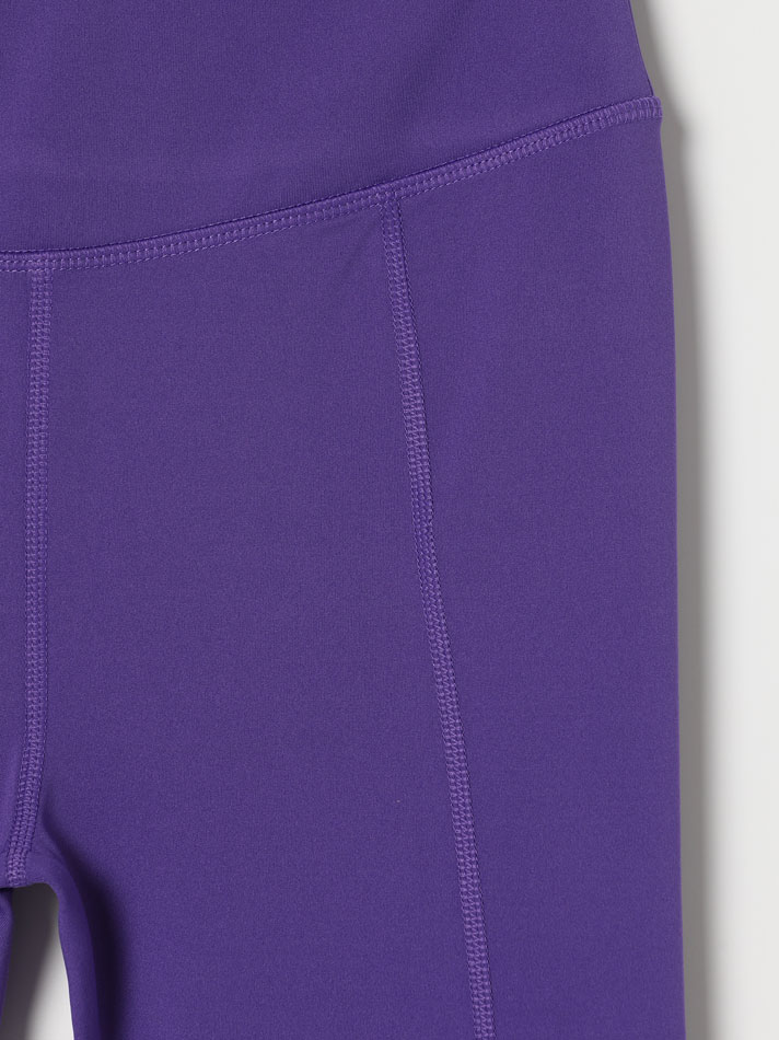 Conjunto com 2 Leggings Capri Esportivas - Roxas
