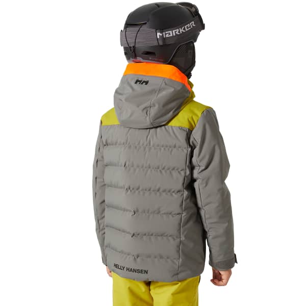 Veste de ski HELLY HANSEN JR CYCLONE JACKET CONCRETE