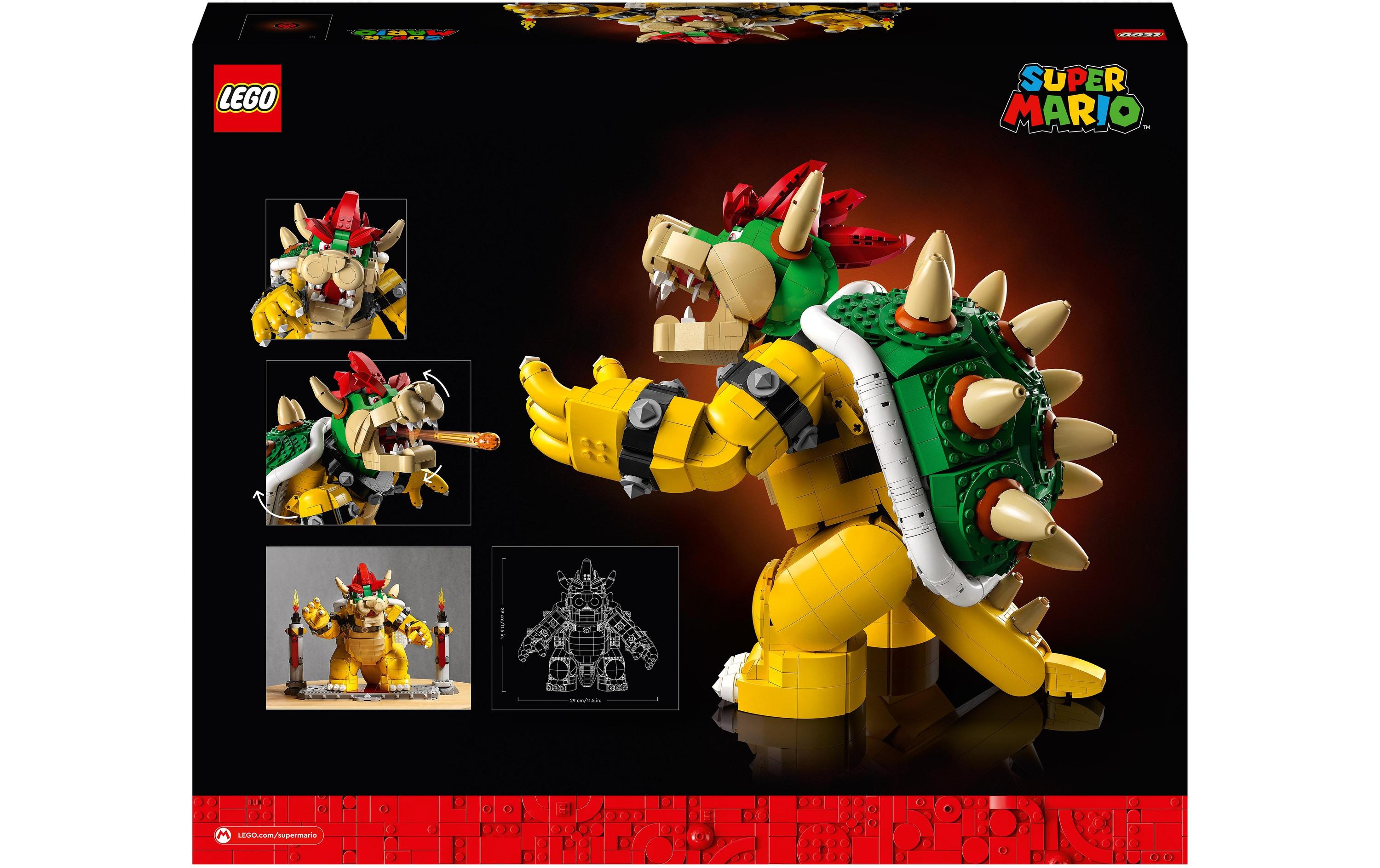 Super Mario Der mächtige Bowser 71411<br>Detailgetreues Modell des ultimativen Endgegners zum Bauen und Ausstellen