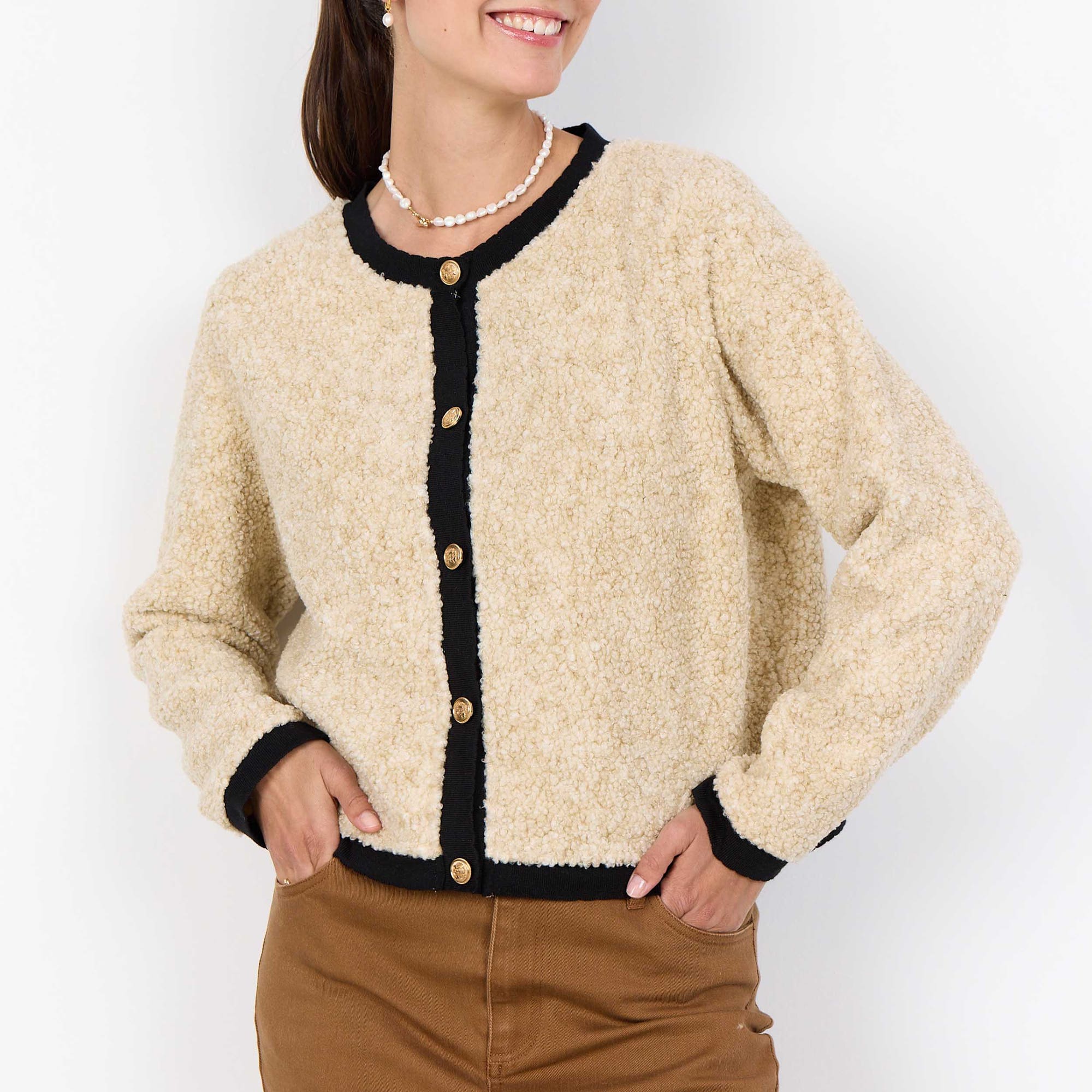 Gilet Femme beige