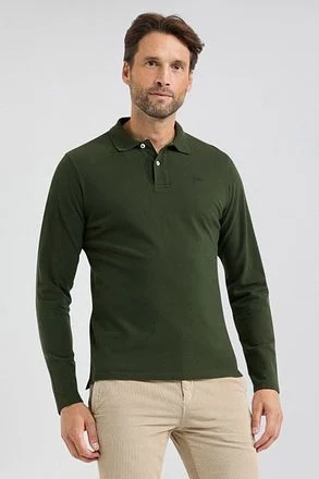 McGregor Long Sleeve Poloshirt Pine Groen MM242.9003.01-5005 kopen