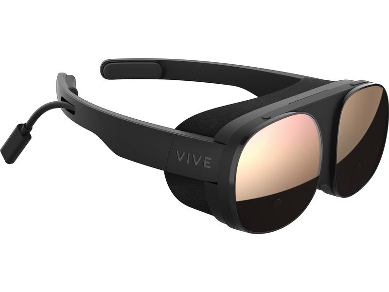 HTC VR-Brille Vive Flow Ultraleichte, faltbare und immersive VR-Brille mit austauschbaren Gesichts- und Schläfenpolstern