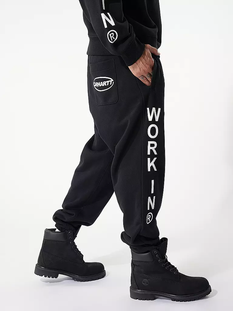 CARHARTT WIP Jogginghose  schwarz