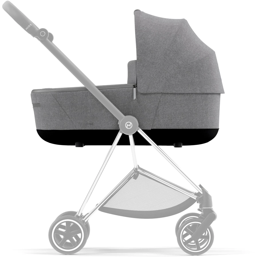 cybex PLATINUM Kinderwagenaufsatz Lux Carry Cot für New Mios Manhattan Grey Plus