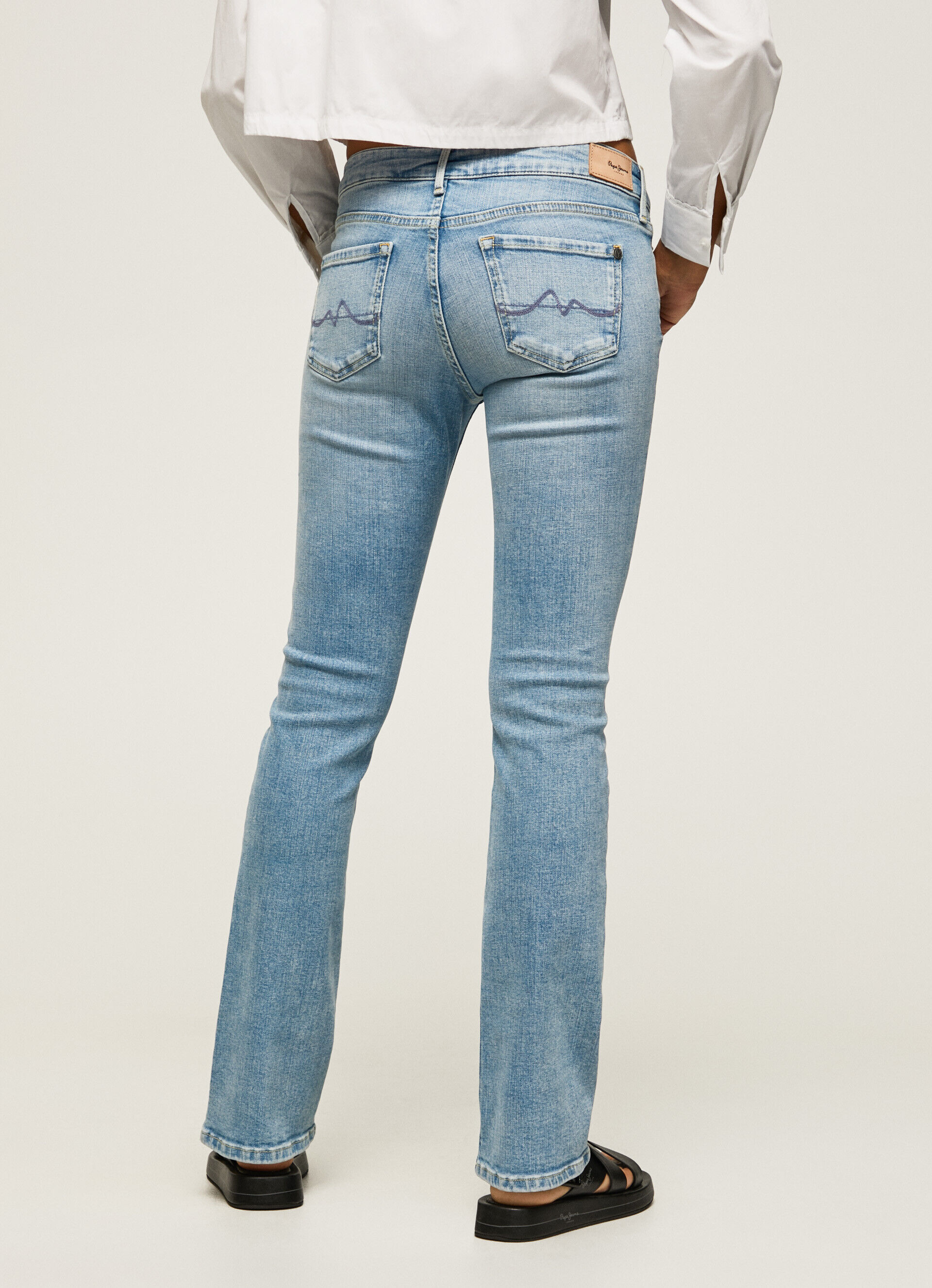 CALÇA JEANS PICCADILLY FIT SLIM COM ELASTANO MÉDIO - jeans
