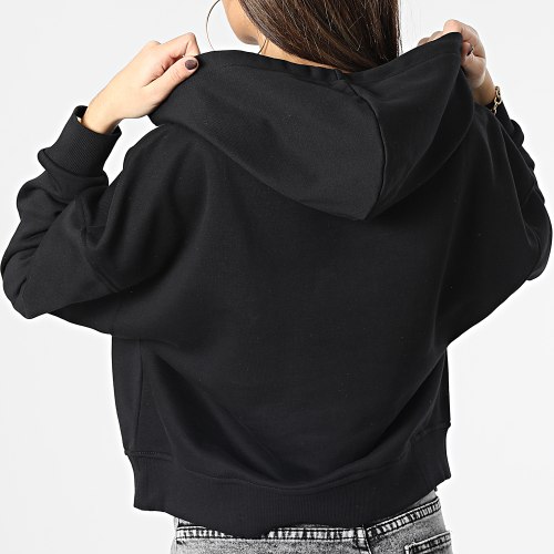 Sweat Capuche Femme W3RQ09 Noir