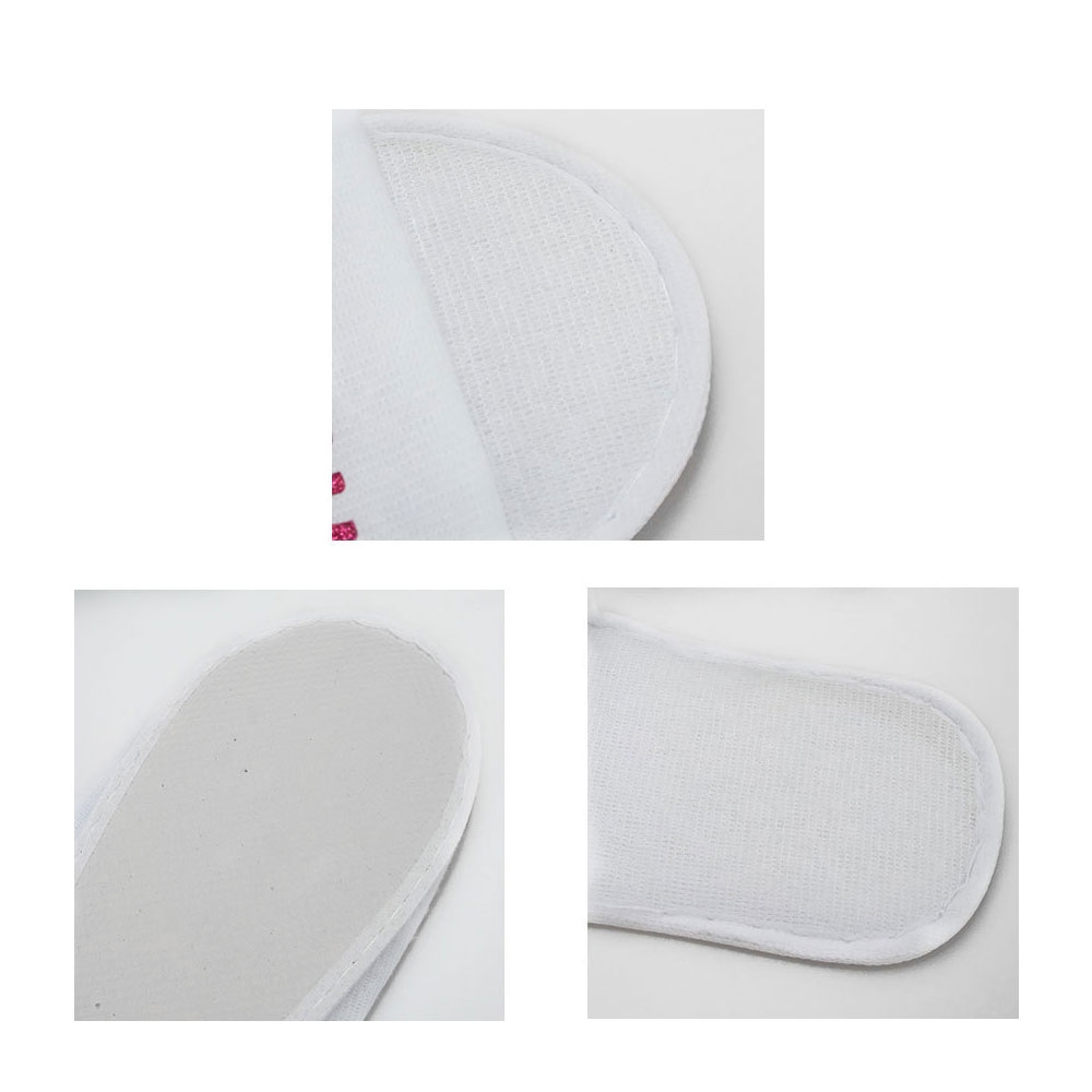 (1 Paar) Gr. 38-40 Wellness Slipper Junggesellinnenabschied Plüsch Hausschuhe Finken Pantoffeln - Team Bride