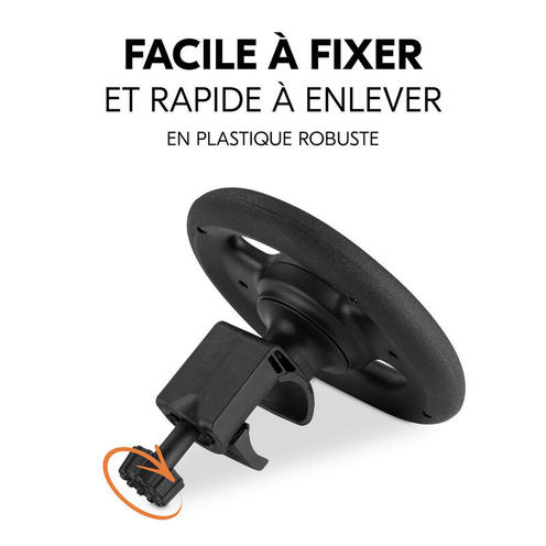 Volant pour poussette Noir - HAUCK