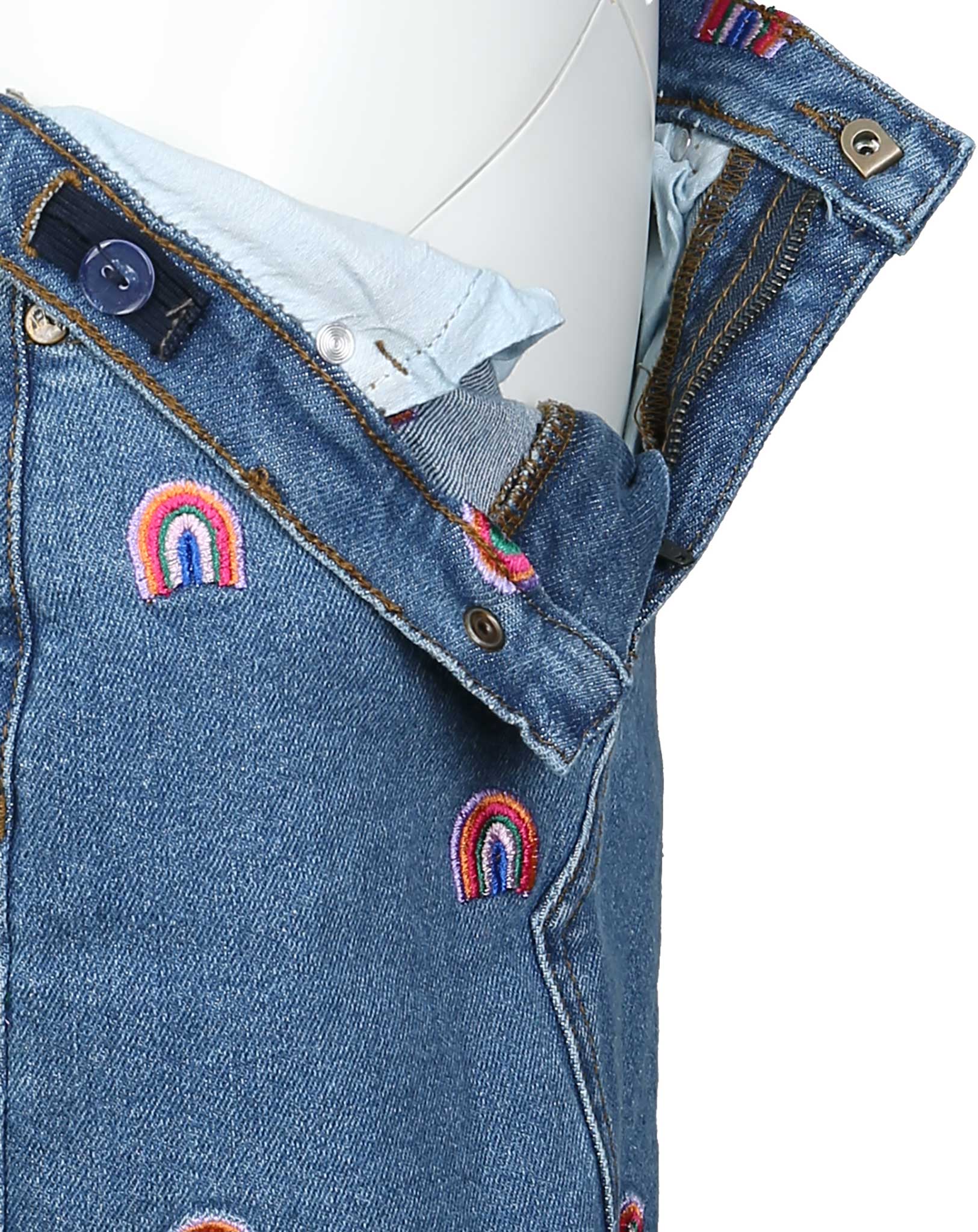 Jeans-Rock JANET in light blue