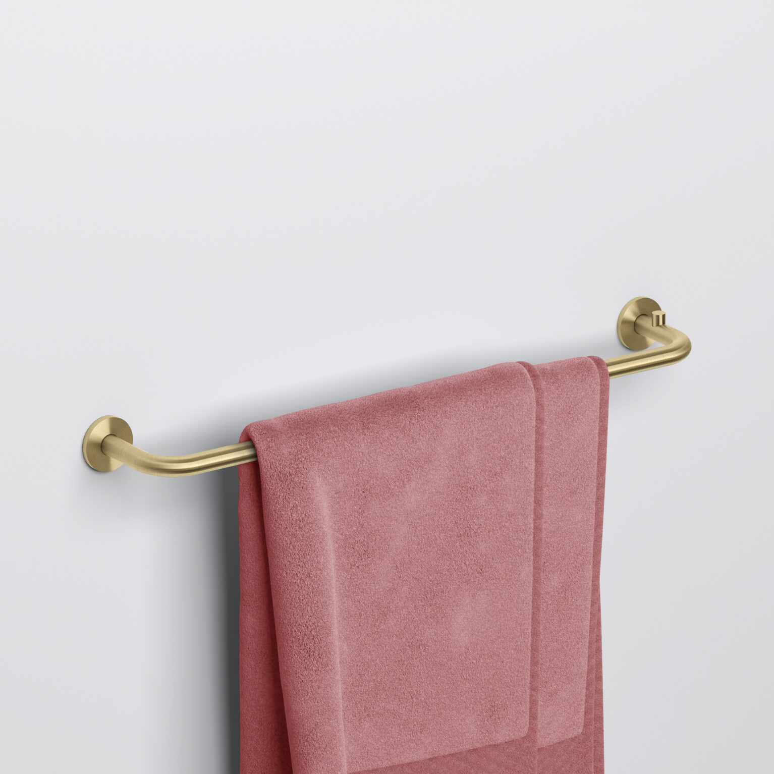 Clou Kaldur handdoekhouder 45cm goud geborsteld