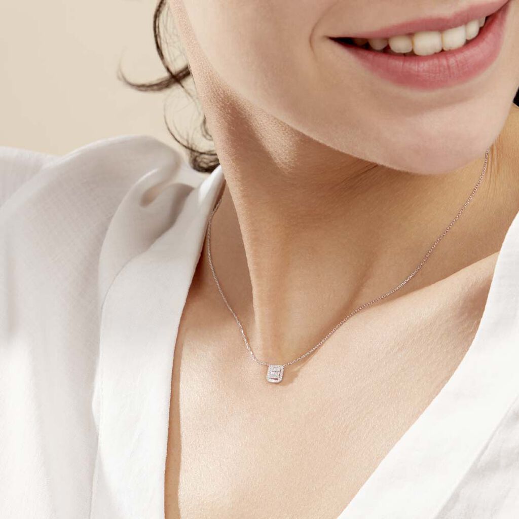 Collier Collection 1986 Or Blanc Diamant