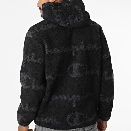 Sweat Capuche Polaire 216718 Noir