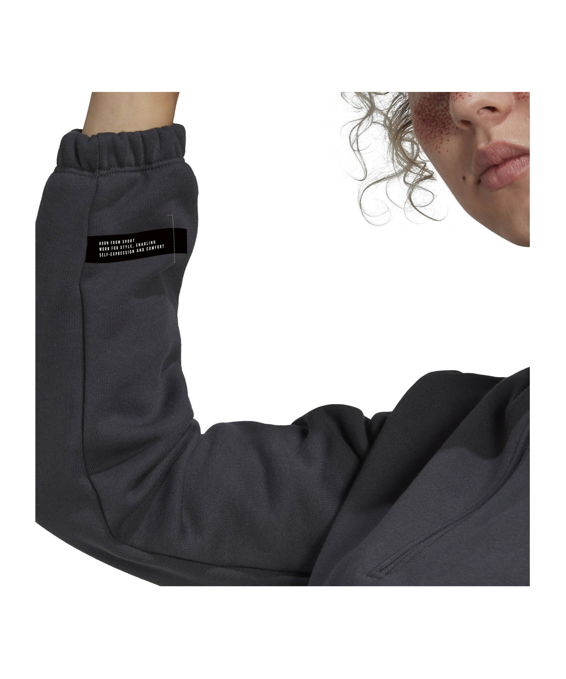 adidas Sportswear| Damen Sweatshirt CROPPED HALF-ZIP