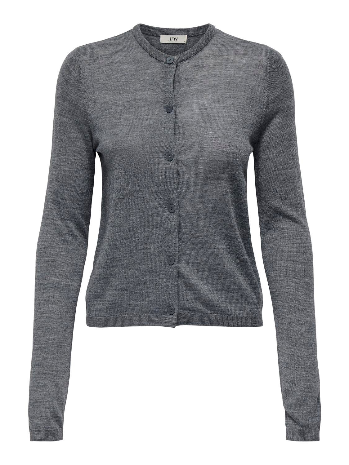 JDYPACIFIC Strickjacke Dark Grey Melange
