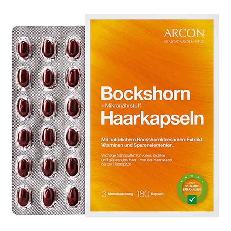 Bockshorn + Mikronährstoff Haarkapseln, 180 St