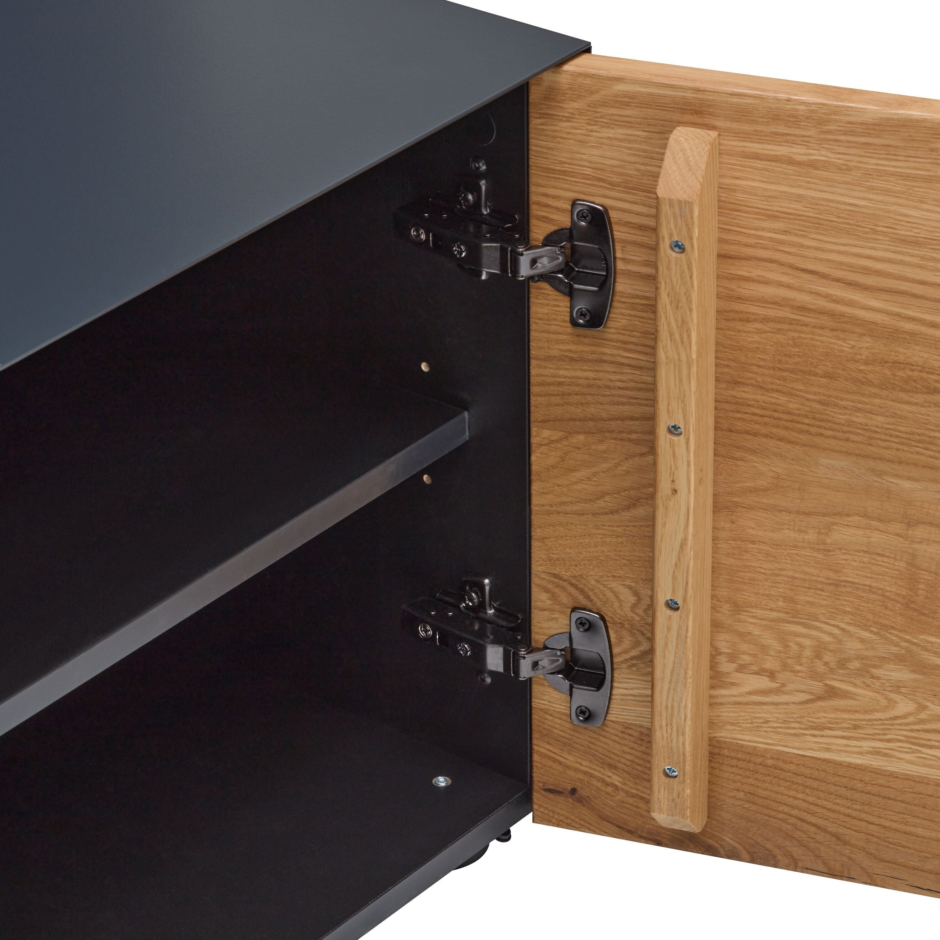 BRIX II Lowboard - Braun / B: 180.0 cm x T: 47.0 cm x H: 46.0 cm
