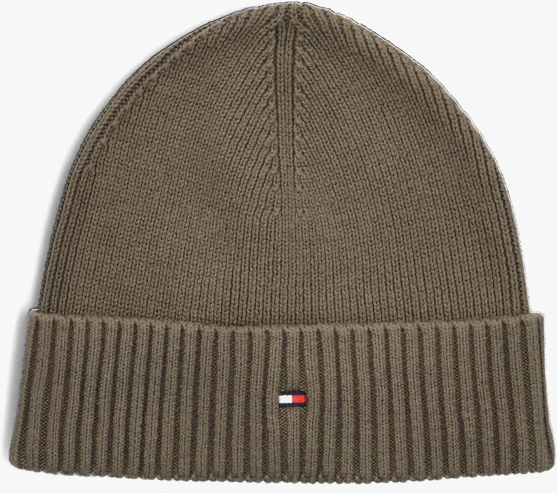 TOMMY HILFIGER groene tommy hilfiger muts essential flag beanie