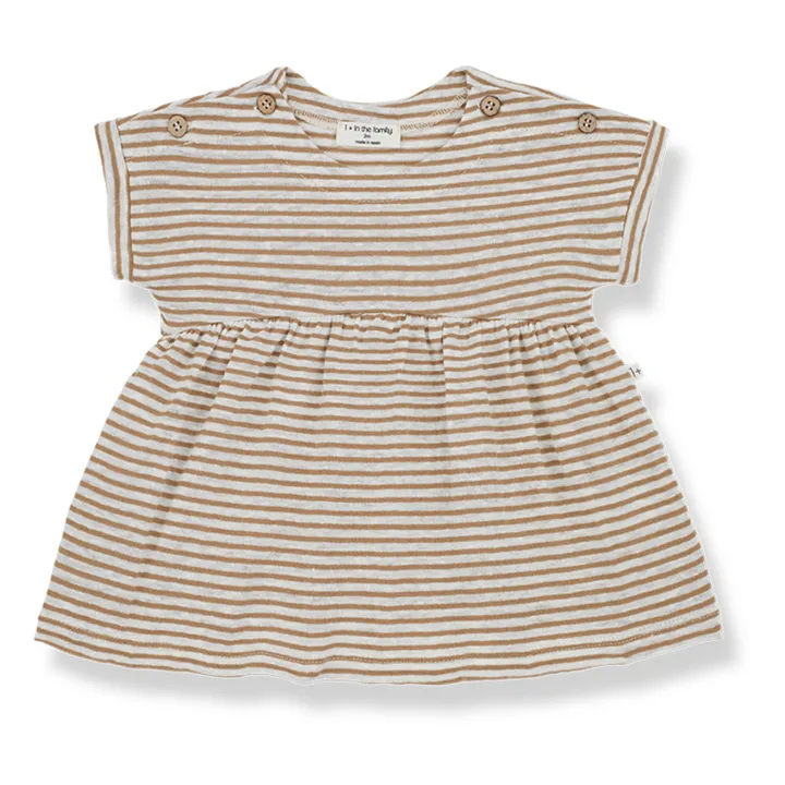 1+ in the family Robe Courte Rayée en Lin Teresa | Camel