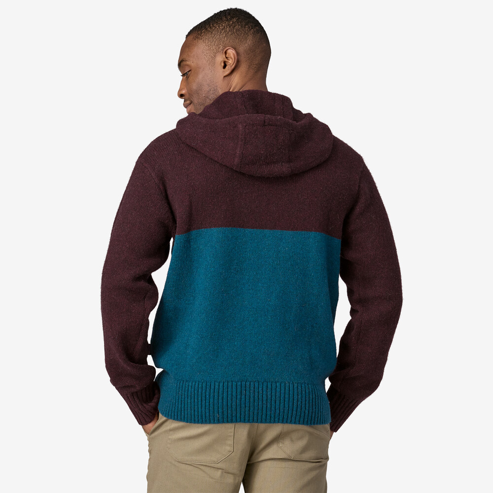Herren-Kapuzenpullover aus recycelter Wollmischung