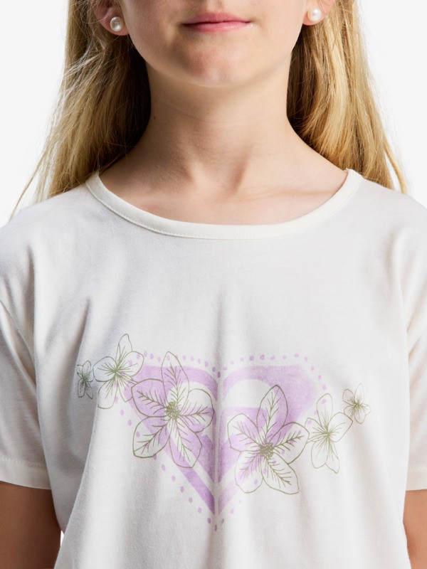 Lilyregular Night T-Shirt à manches courtes Blanc Fille 4-16