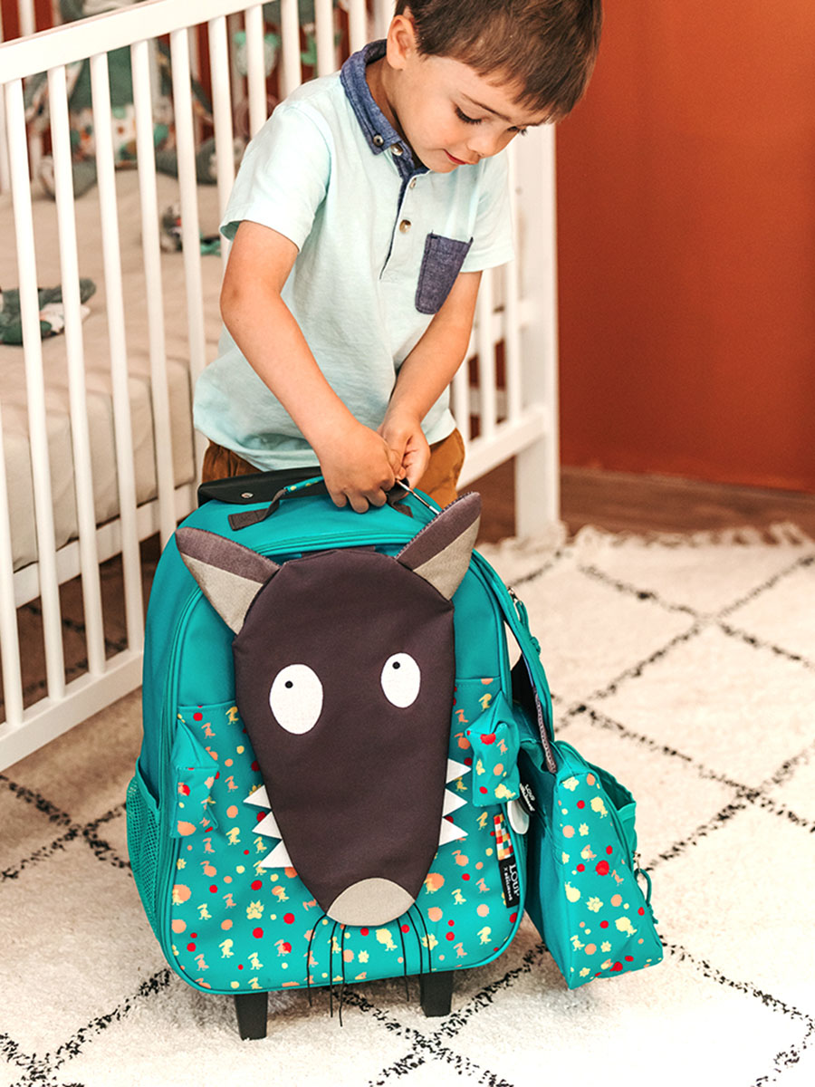 Valise Loup x Les DÀglingos 48 cm
