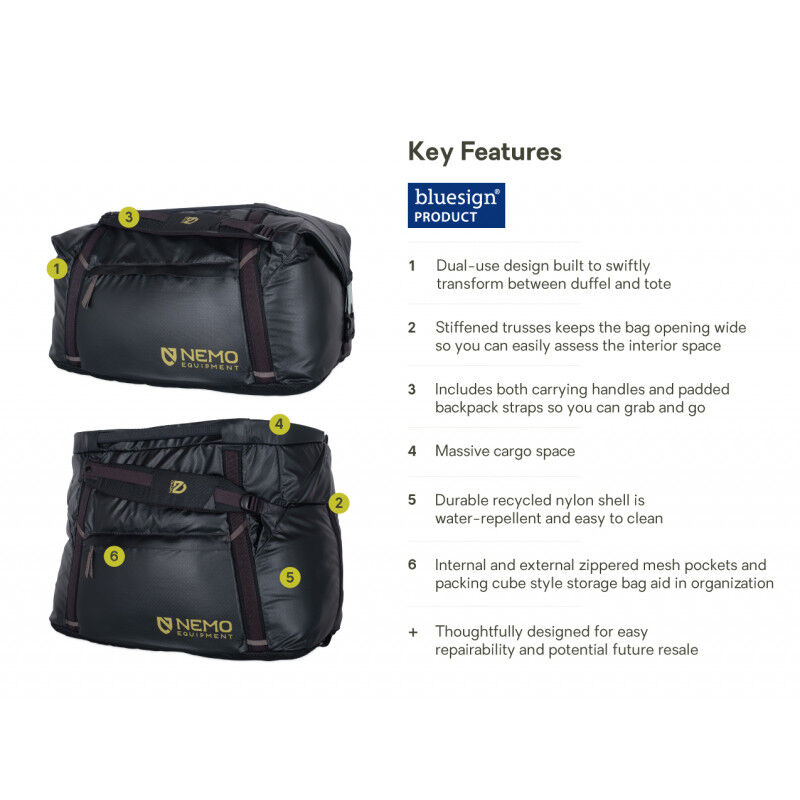 Double Haul Convertible Duffel 70L - Duffel