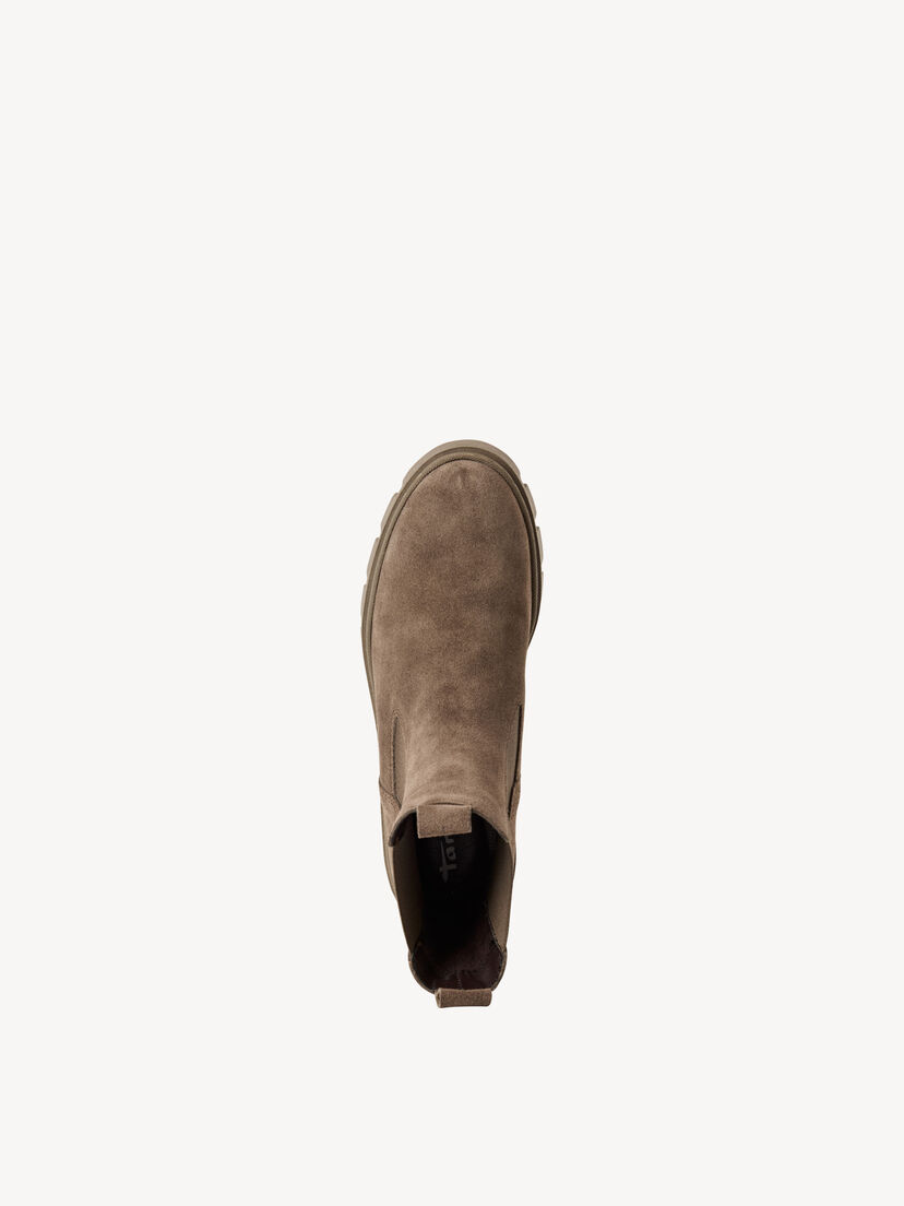 Leren Chelseaboot - beige
