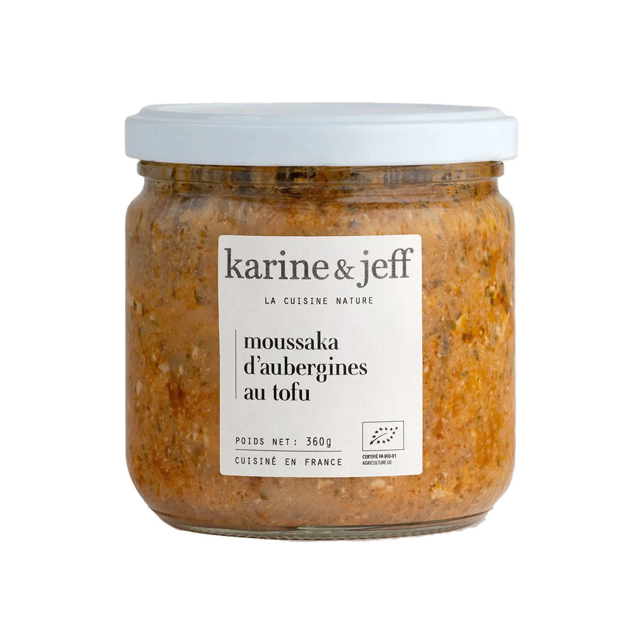 Moussaka d'aubergines au tofu bio