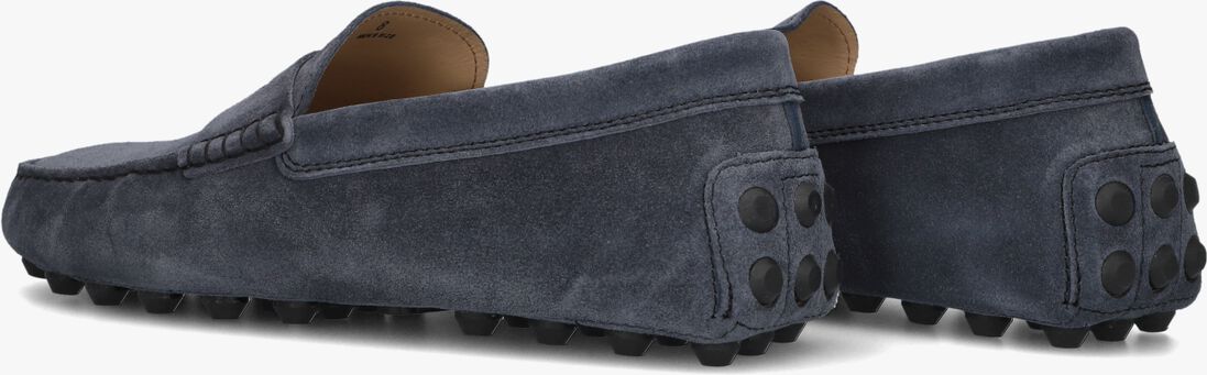 donkergrijze tod's instappers mocassino gommino macro 52k