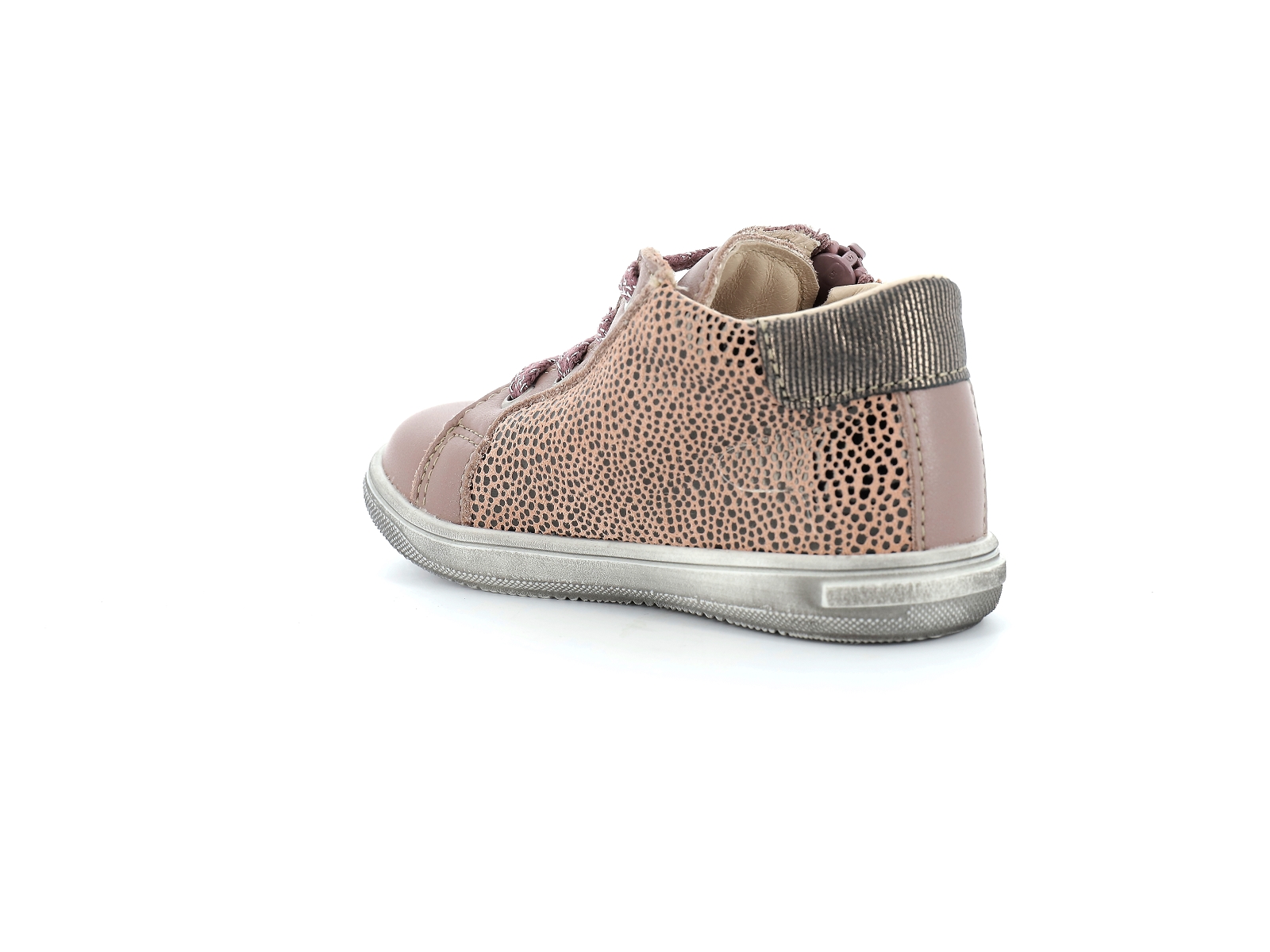 Bopy-RIDAZIP Cuir Vieux Rose