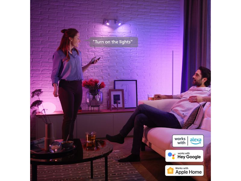 Philips Hue White & Color Ambiance GU10 Dreierpack 3 x 350 Lebendige Beleuchtung für jeden Anlass