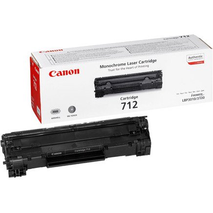Toner Canon CRG 712 noir pour imprimante laser