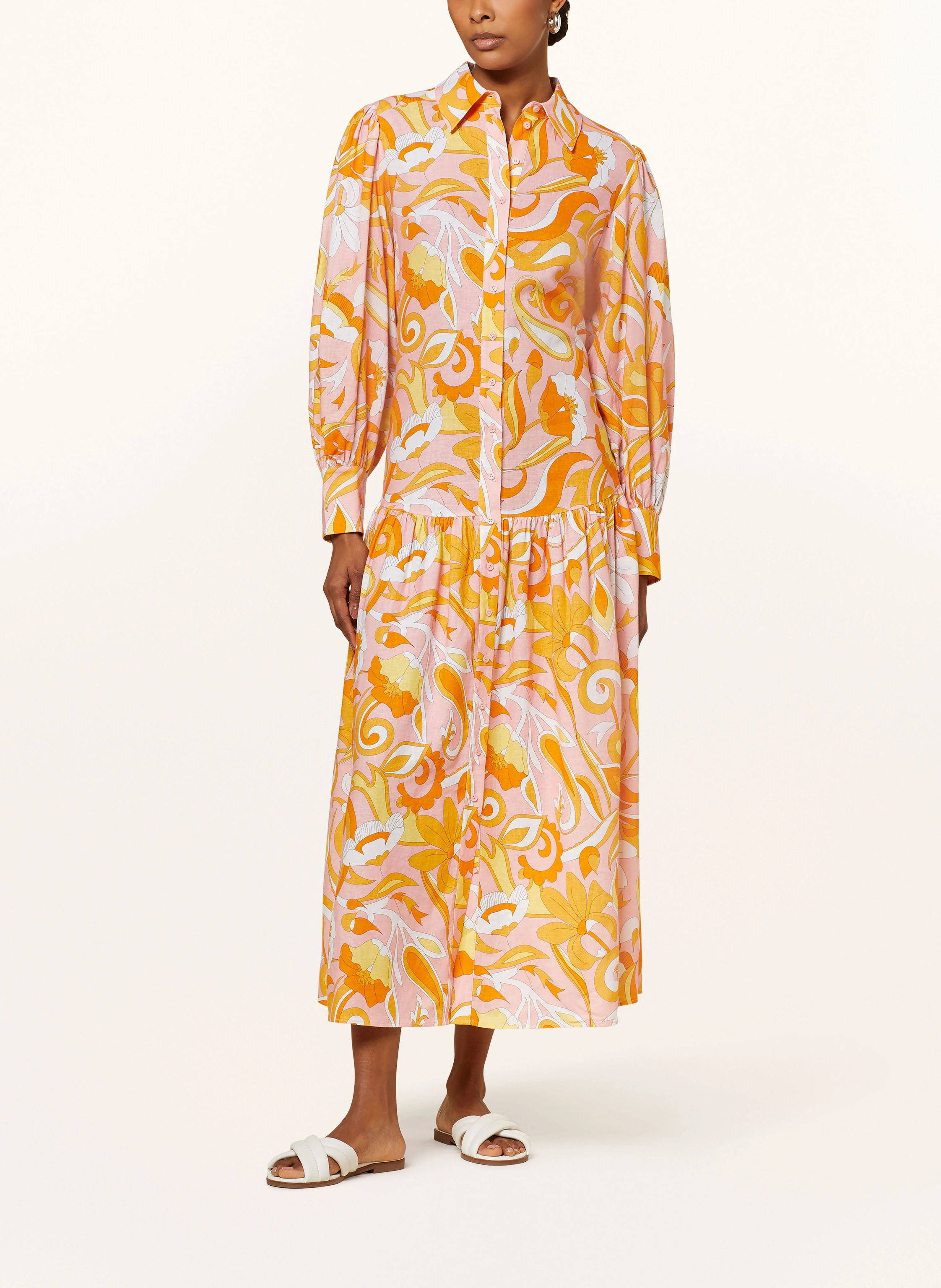 HERZEN'S ANGELEGENHEIT Hemdblusenkleid mit Leinen
