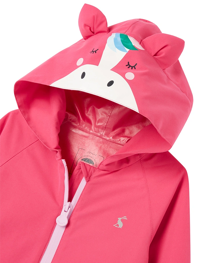 Regenoverall PUDDLE - UNICORN in pink