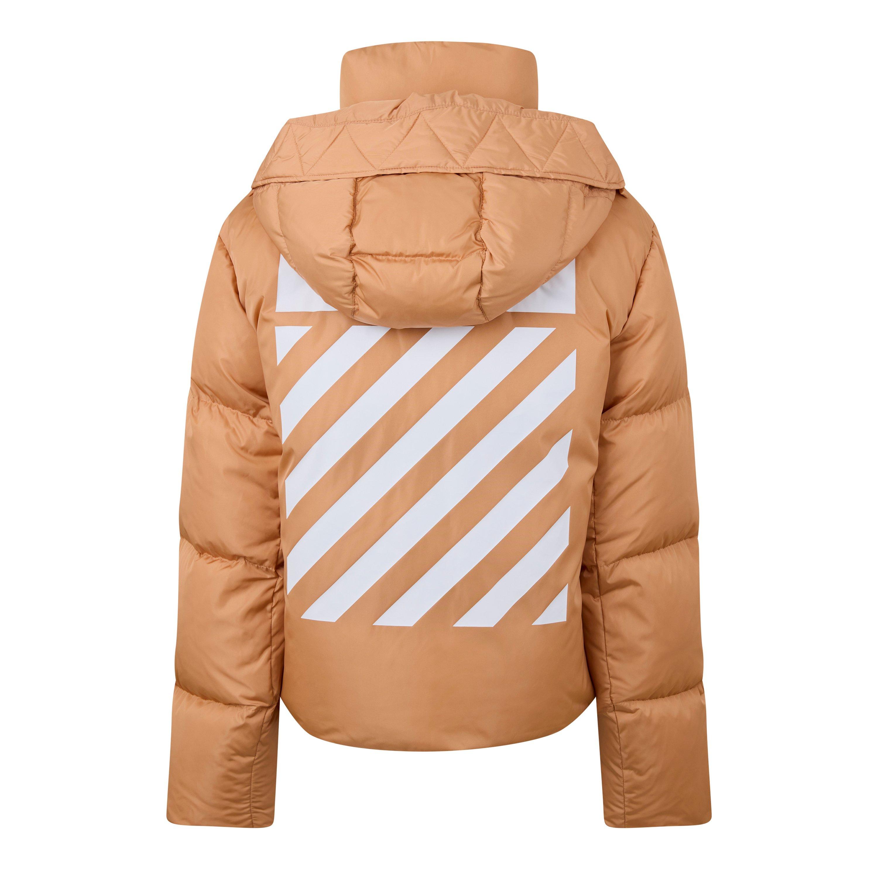 Off White Diagonal Puffer Jacket