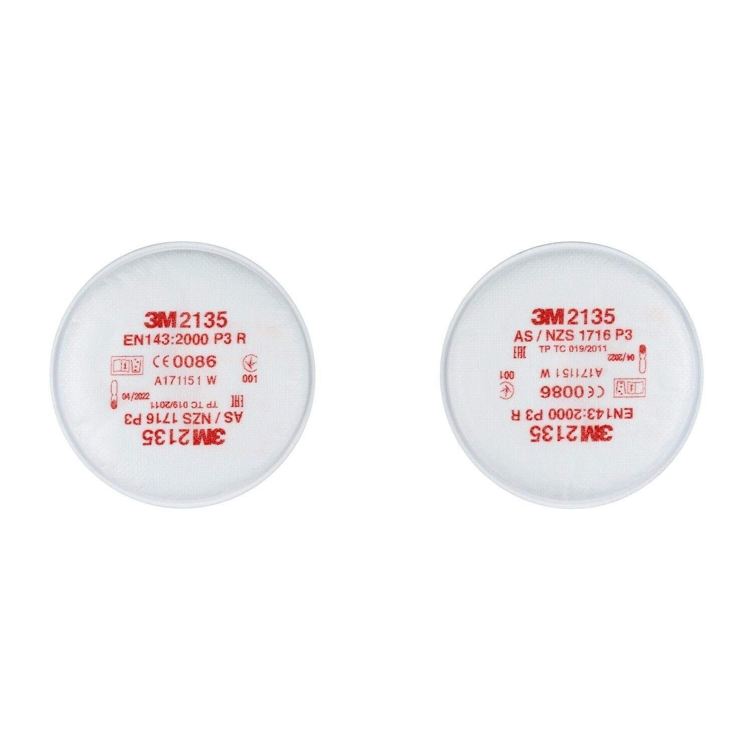 3M Stoffilter 2135 P3 V 6000/7000 (Paar) - 2135