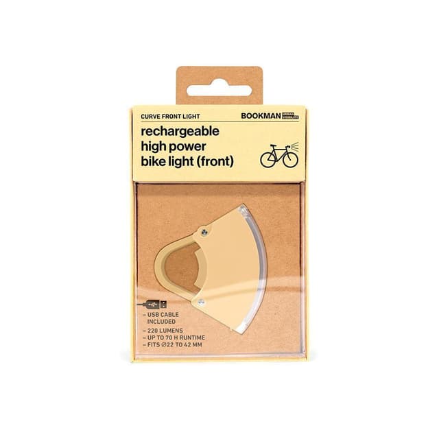 Bookman Curve Front Light, Cykelbelysning