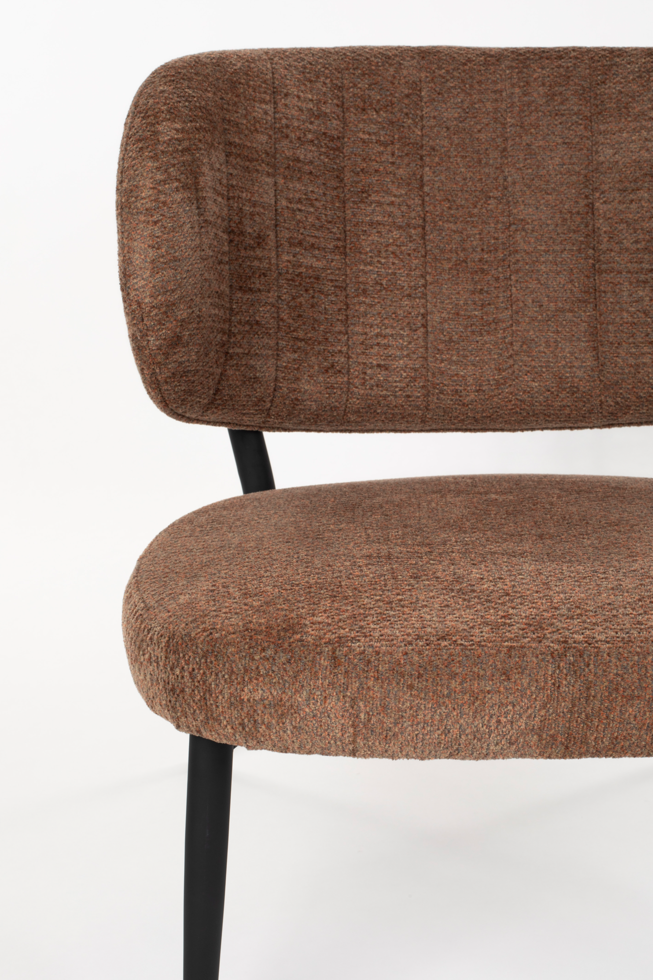 Fauteuil Sanne oranje grijs