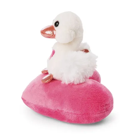 NICI Kuscheltier Weißer Love Schwan auf Herz NICI GREEN