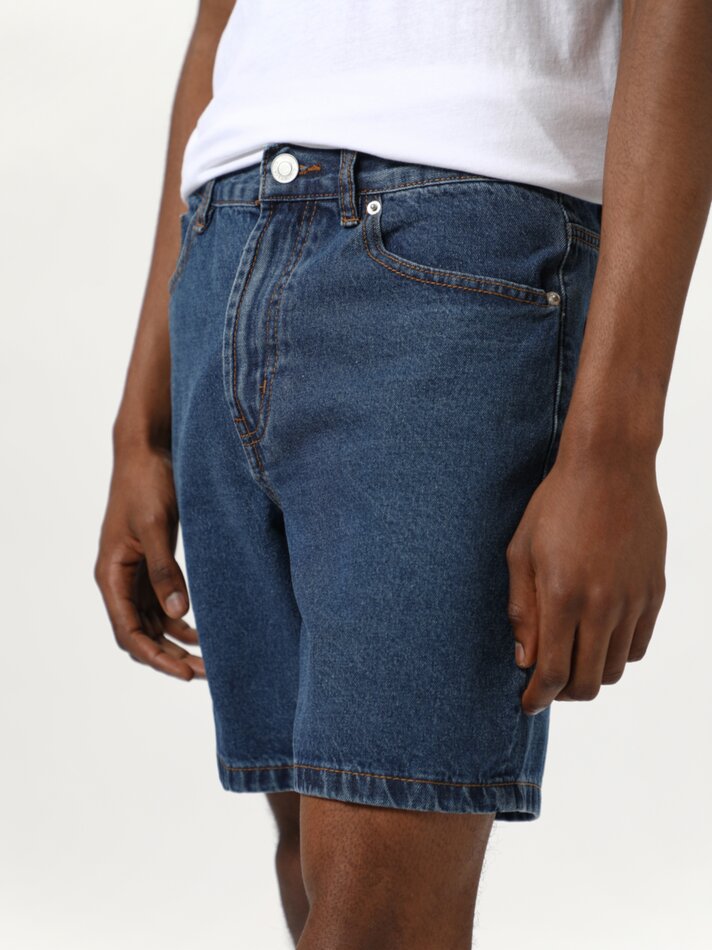 Bermuda jeans slim fit - Azul