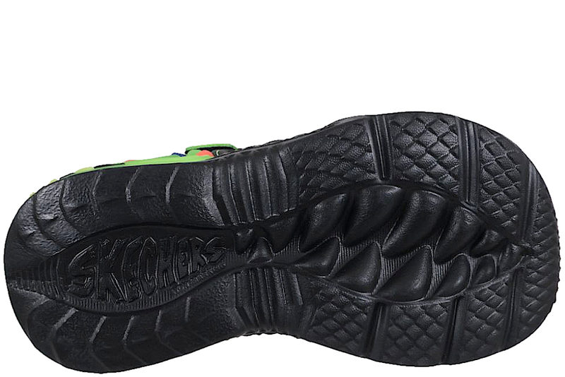 SKECHERS S LIGHT CREATURE SPLASH GREEN SANDAL