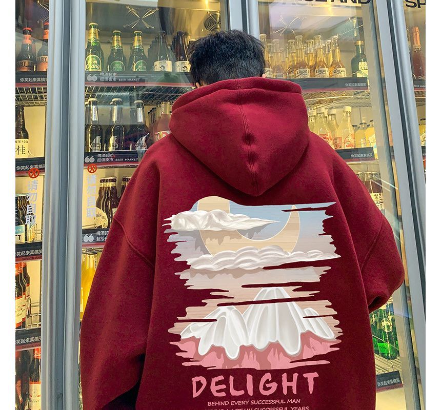Lingaris - Hoodie met maanprint