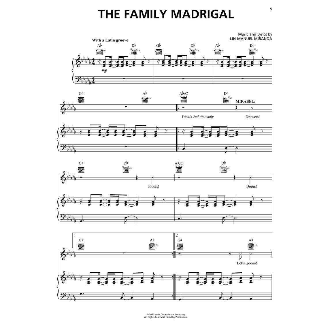 Hal Leonard Disney Encanto voor piano, zang en gitaar