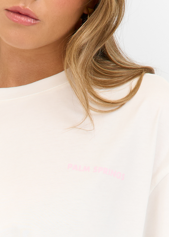 Resort club t-shirt creme