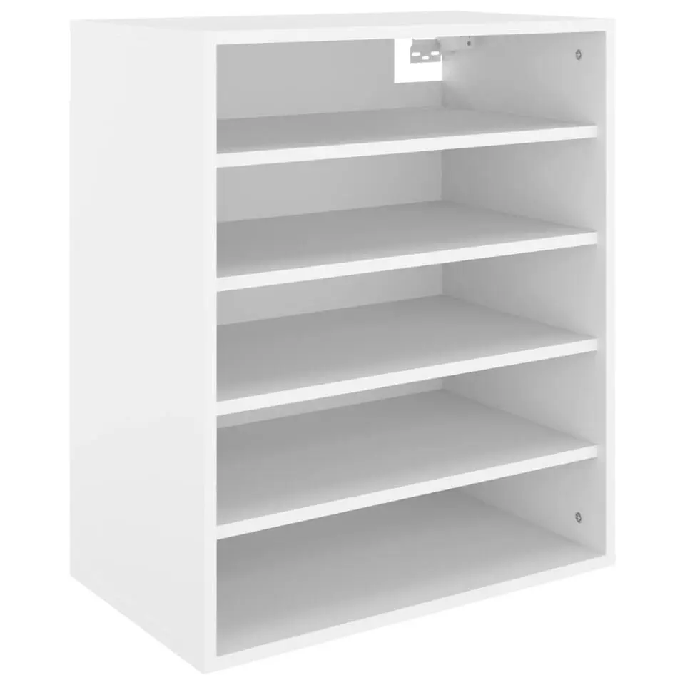 vidaXL - Schoenenkast - Wit - Bewerkt hout - 60 x 35 x 70 cm