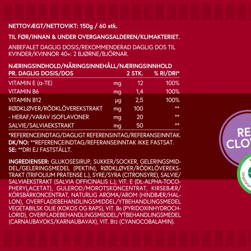 VitaYummy Menopause 60 Pieces