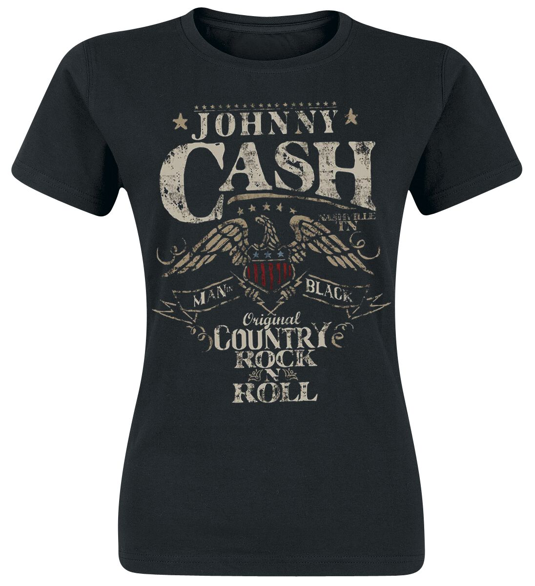 Rock 'n' Roll | Johnny Cash T-Shirt Manches courtes