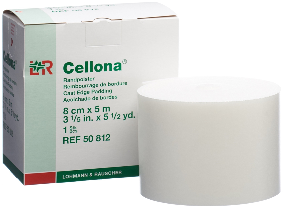 Cellona Randpolster<br>1 Stück, Rolle, 8cmx5mx2mm, selbstklebend